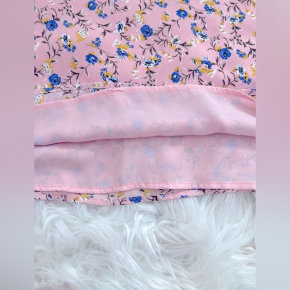 Pink Floral Tank Top - Picture 4 of 4